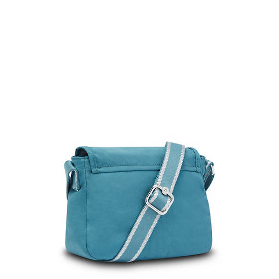 Kipling Sabian Crossbody Mini Tassen Turquoise | BE 1342IL